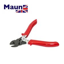 MAUN DIAGONAL SPRUE CUTTING PLIER 160mm WITH PVC HANDLES SPRING 2999-160