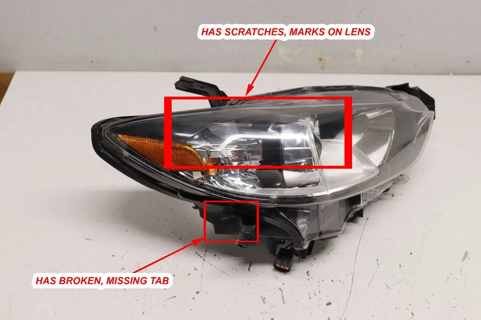 Faro halógeno lado pasajero P20872 2014-2016 Mazda 6 certificado TYC VER FOTOS Foto 2 de 4