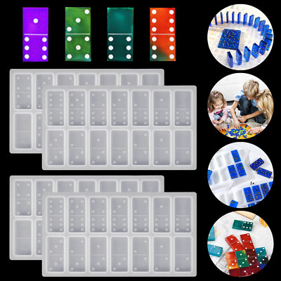 2PCS Molde de silicona con domin?�s 