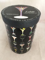 Lolita Happy Birthday-tini Martini Glass Hand Painted & Recipe On Bottom 7oz Lolita Happy Birthday-tini Martini Glass Hand Painted & Recipe On Bottom 7oz