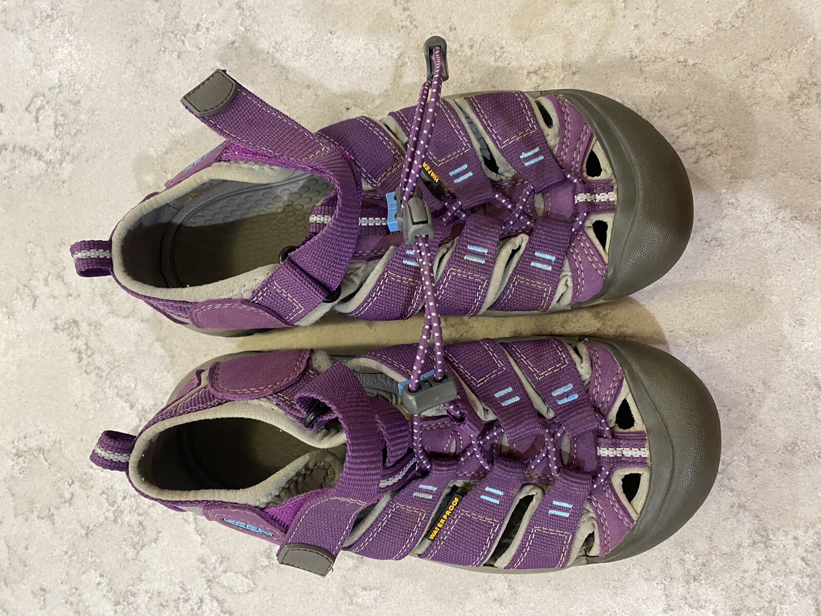 Sandali da trekking impermeabili regolabili Keen Newport H2 viola donna taglia 3