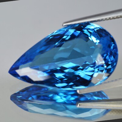 Sparkling Natural Swiss Blue Topaz