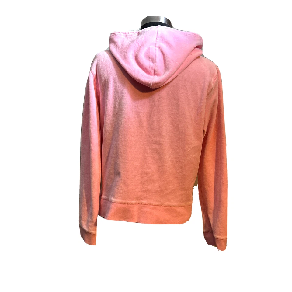 De colección Y2K Lilly Pulitzer Grande Cremallera Chaqueta Sudadera Terciopelo Rosa Sudadera con Capucha Foto 2 de 4