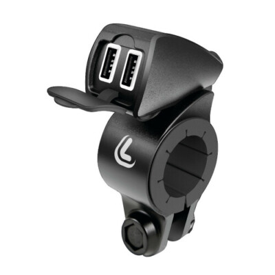 Ladegerät Lampa USB Fix Trek Befestigung am Lenker Schnellladen 5400 mA 12 / 24V