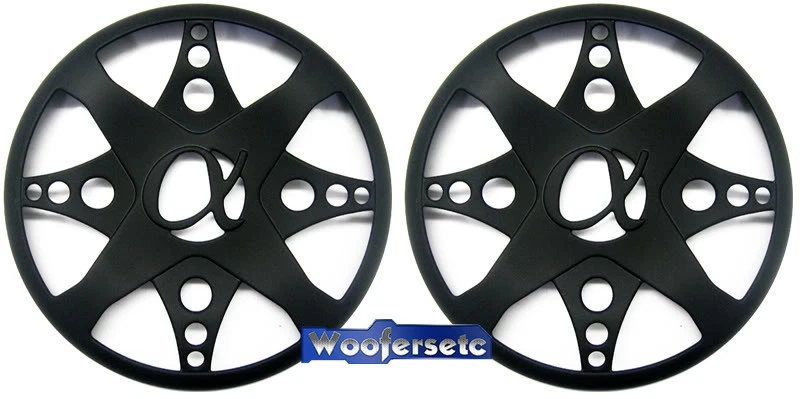 2 CUBIERTAS PARA SUBWOOFERS KICKER ALPHASONIK NEGRAS UNIVERSALES DE METAL 15" NUEVAS Foto 2 de 4