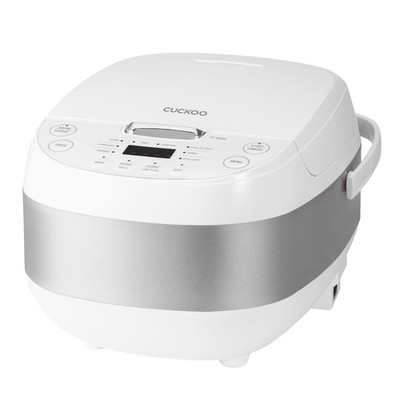 Cuckoo CR-0605F 6 Cup Rice Cooker Smart Fuzzy Logic Nonstick White
