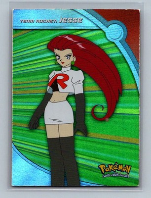 1999 Pokémon Topps Series 2 Jesse #HV2 1st Print Rainbow Holo LP