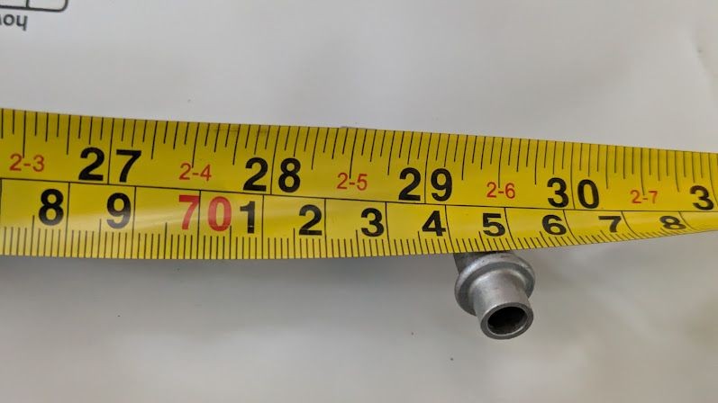 FERRARI 360 PART AIR CONDITIONING HOSE CONDENSER TO FILTER 65830700