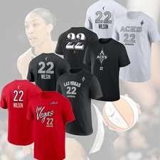 FASTSHIP! A'ja Wilson #22 Las Vegas Aces 2026 Name & Number Gift For Fans