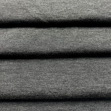 Ponte De Roma Stretch Knit Dark Gray Color 61" W Fabric Lot of 5 Yards for 20