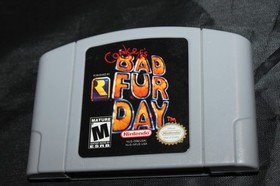 Conker's Bad Fur Day (Nintendo 64 N64) Game Cartridge Only - Tested & Working