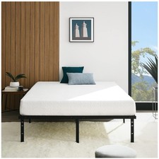 Heavy-Duty Full Size Bed Frame - 14 Inch, Noise-Free  Squeak Resistant