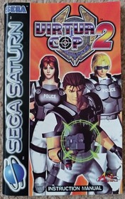 VIRTUA COP 2 for Sega Saturn. Tested. VG Condition