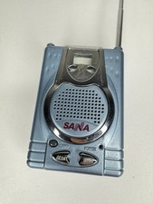 Vintage SANA FO-802 Portable FM Radio Auto Scan Pocket Radio Works