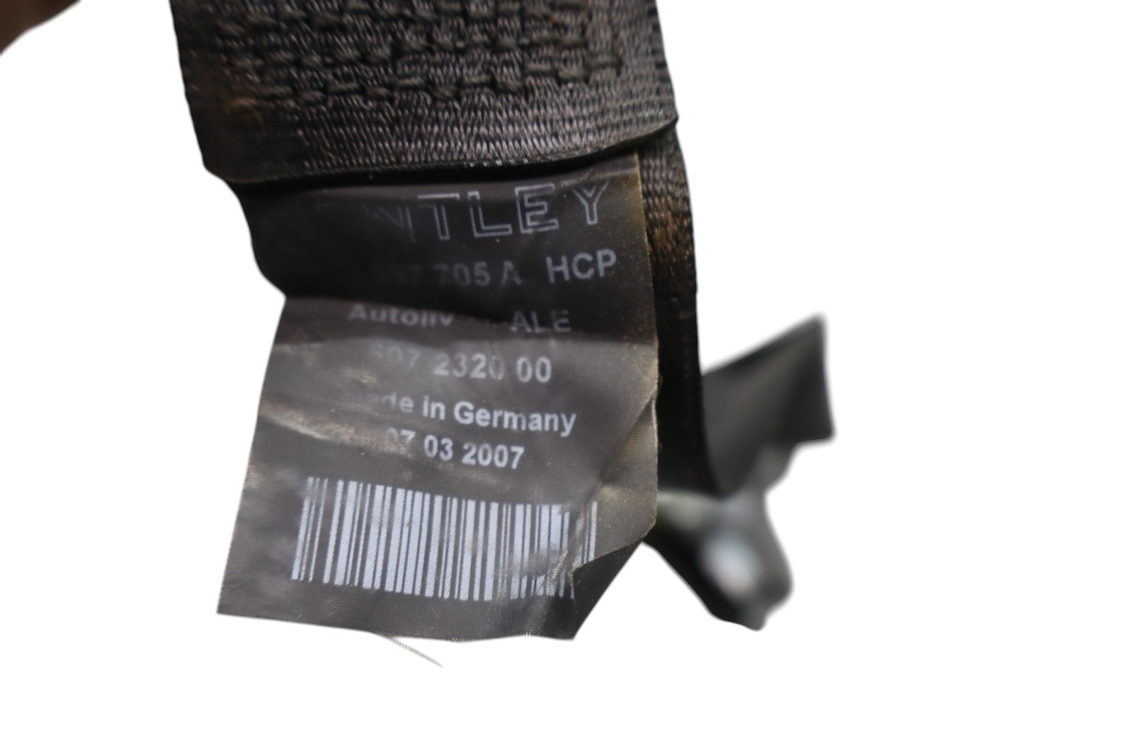 03-10 Bentley Continental GT Coupe Rear Left Driver Side Seat Belt Retractor Oem