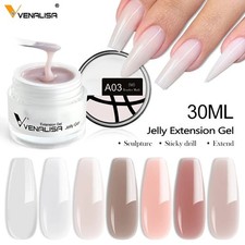 Nail Extension Build Jelly Gel UV Nail Art Soak Off Quick Gel Manicure 30ml