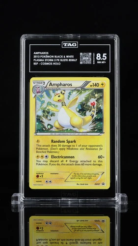 2013 Pokemon Ampharos #BW67 Pokémon Black & White Black Star Promos TAG 8.5 POP