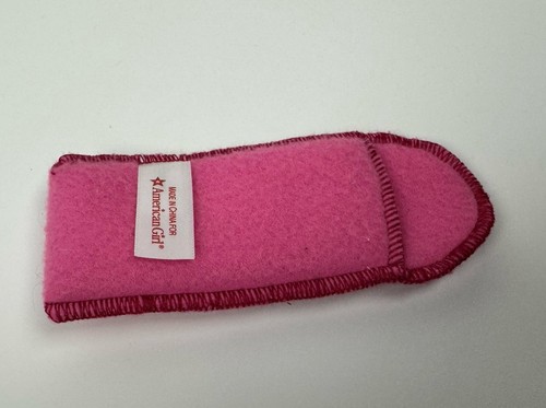 AMERICAN GIRL DOLL TWO TONE SPORTY PINK SUNGLASSES FELT CASE STAR Pouch - Picture 2 of 4