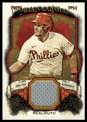 2024 Topps Allen & Ginter #AGR-JR J.T. Realmuto Full-Size Relics A