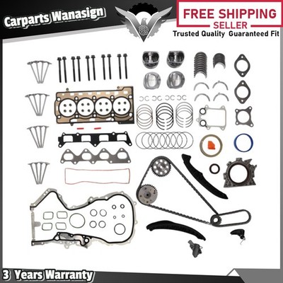 Timing Chain Kit Piston Overhaul Rebuild Kit For VW Passat Audi A1 1.4 TSI CAV