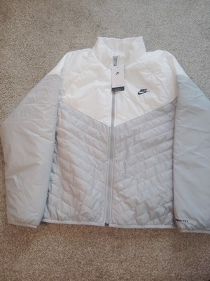 NEW Men's Size XXL Nike Therma-Fit Lightweight Puffer Jacket FB8195-077 White