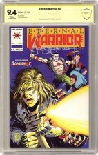 Eternal Warrior #5 CBCS 9.4 Witnessed Sig Joe St. Pierre 1992 17-404FFE4-050