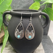 2.25  Silver-tone Boho Retro Earring Set Drop Dangle New Free Ship B6375