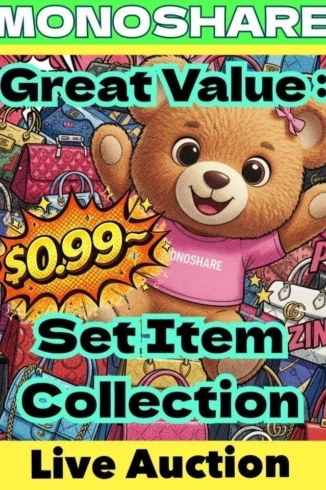 Monoshare - Great Value : Set Item Collection - Sep 21 at 5:45pm PDT