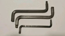 3 Vtg. K-D Tools  Hex Crank Wrench No 414A/414C/414D