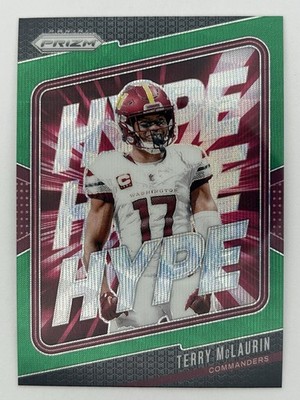 2024 Panini Prizm - Hype Terry McLaurin #12 Green Wave Prizm
