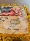 Vintage Camp Carson Colorado Silk Mother Pillow Sham Stars and Stripes 15x15 — photo 2