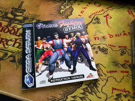 Sega Saturn Virtua Fighter Remix + Portrait Collection CIB Jewel Case  PAL RARE