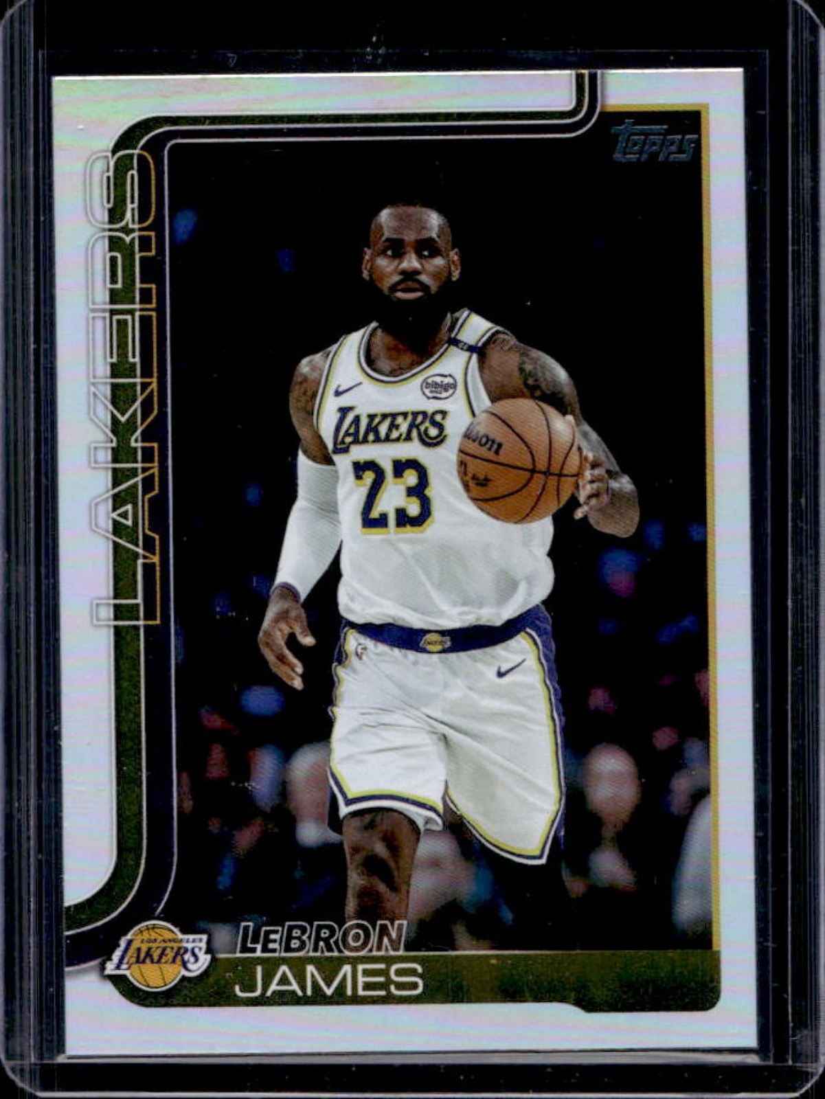 2025-26 Topps LeBron James Rainbow Foil #150 Lakers