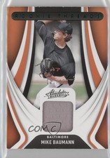 2022 Panini Absolute Retail Rookie Threads Green 111/199 Mike Baumann #RT-ME 0a3