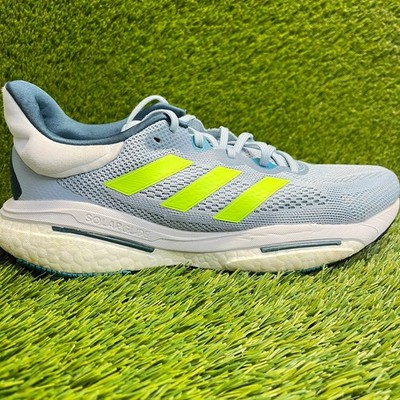 Adidas Solar Glide 6 Mens Size 10.5 Wonder Blue Neon Running Shoes Sneakers
