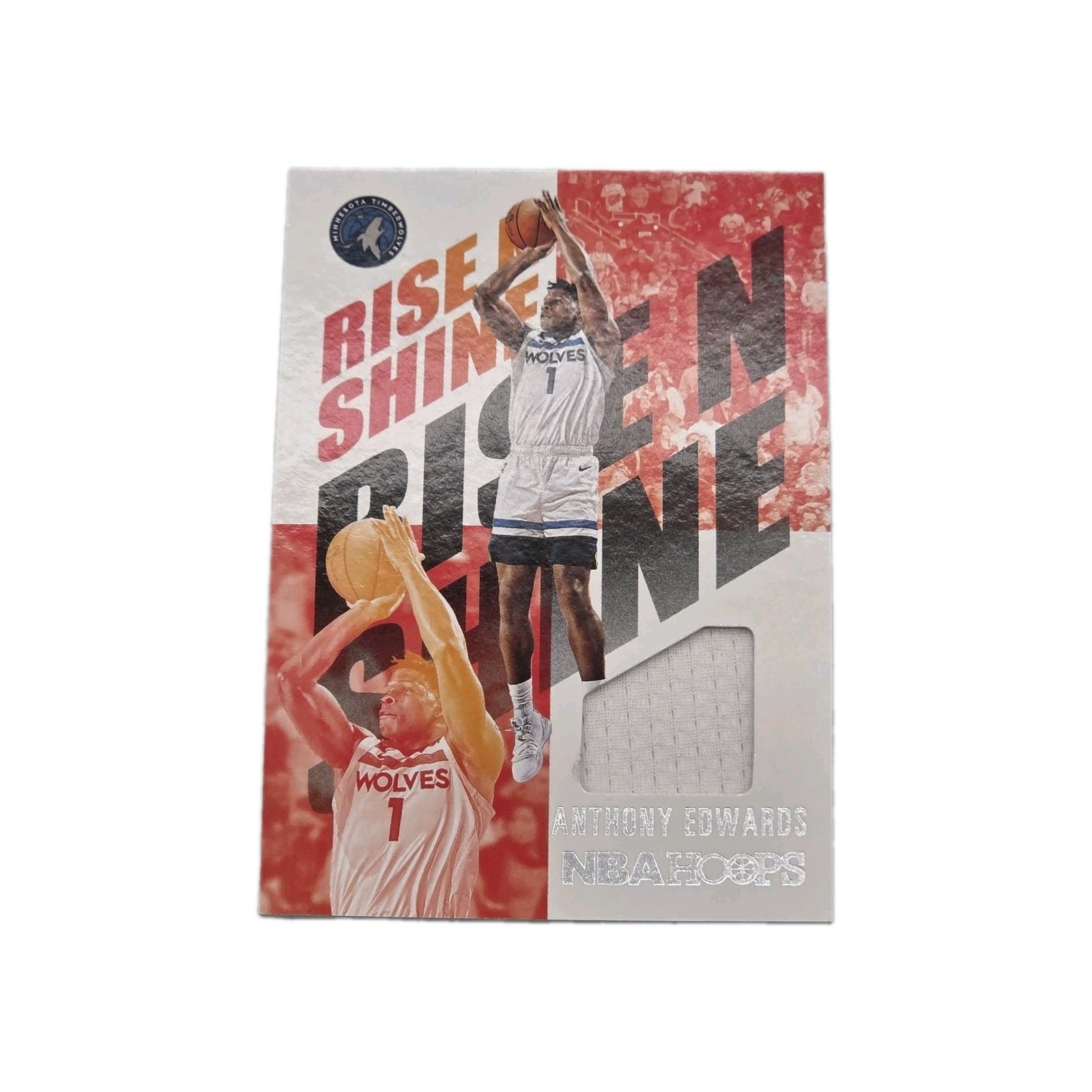2020-21 NBA Hoops Anthony Edwards Rise N Shine