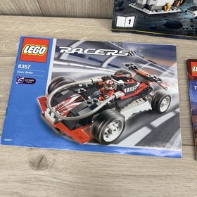 Lot of 3 Lego Instrutions Lord Of the Rings 9473, Marvel 76102, Racers 8357