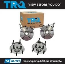 TRQ Wheel Hub Bearings Set For 2006-2010 Jeep Commander 2005-2010 Grand Cherokee