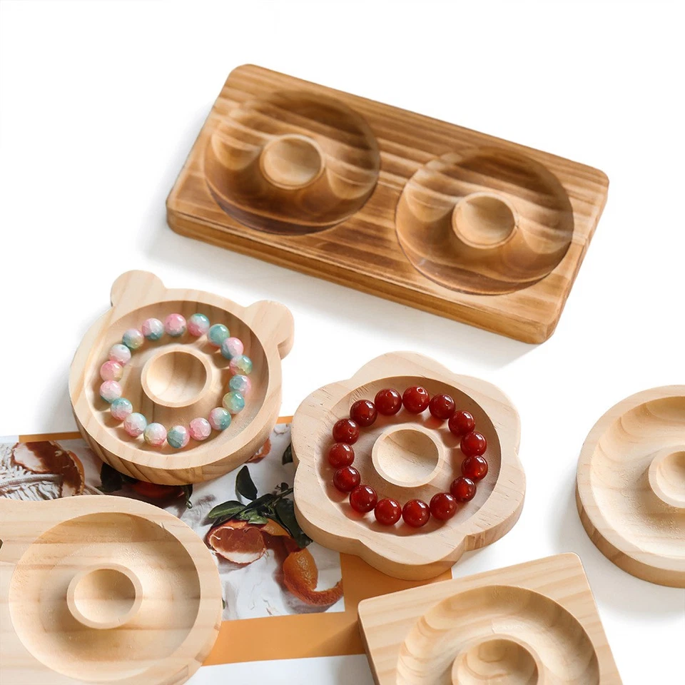 1-3pcs DIY Wooden Beading Design Board Suitable For Jewelry Making Bracelets - Image 4 of 4