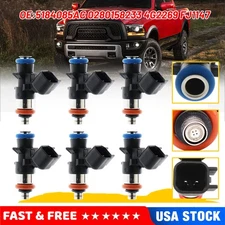 Set of 6 Fuel Injectors For 2011-2017 Dodge Avenger/Challenger/Charger 3.6L USA
