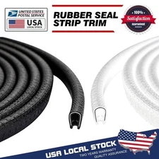 20ft U-Shape Car Door Edge Guard Molding Trim Rubber Edge Strip Seal Protector