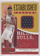 2019 Panini Absolute Memorabilia Established Threads Level 1 Thaddeus Young 00ai
