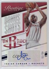 2014 Panini Prestige Bonus Shots Blue Premium 45/75 Isaiah Canaan #63 Auto 0l7n