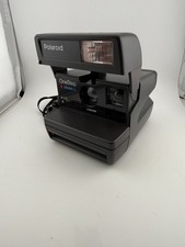 Vintage Polaroid One Step Close Up Instant Camera 600 Film With Strap TESTED