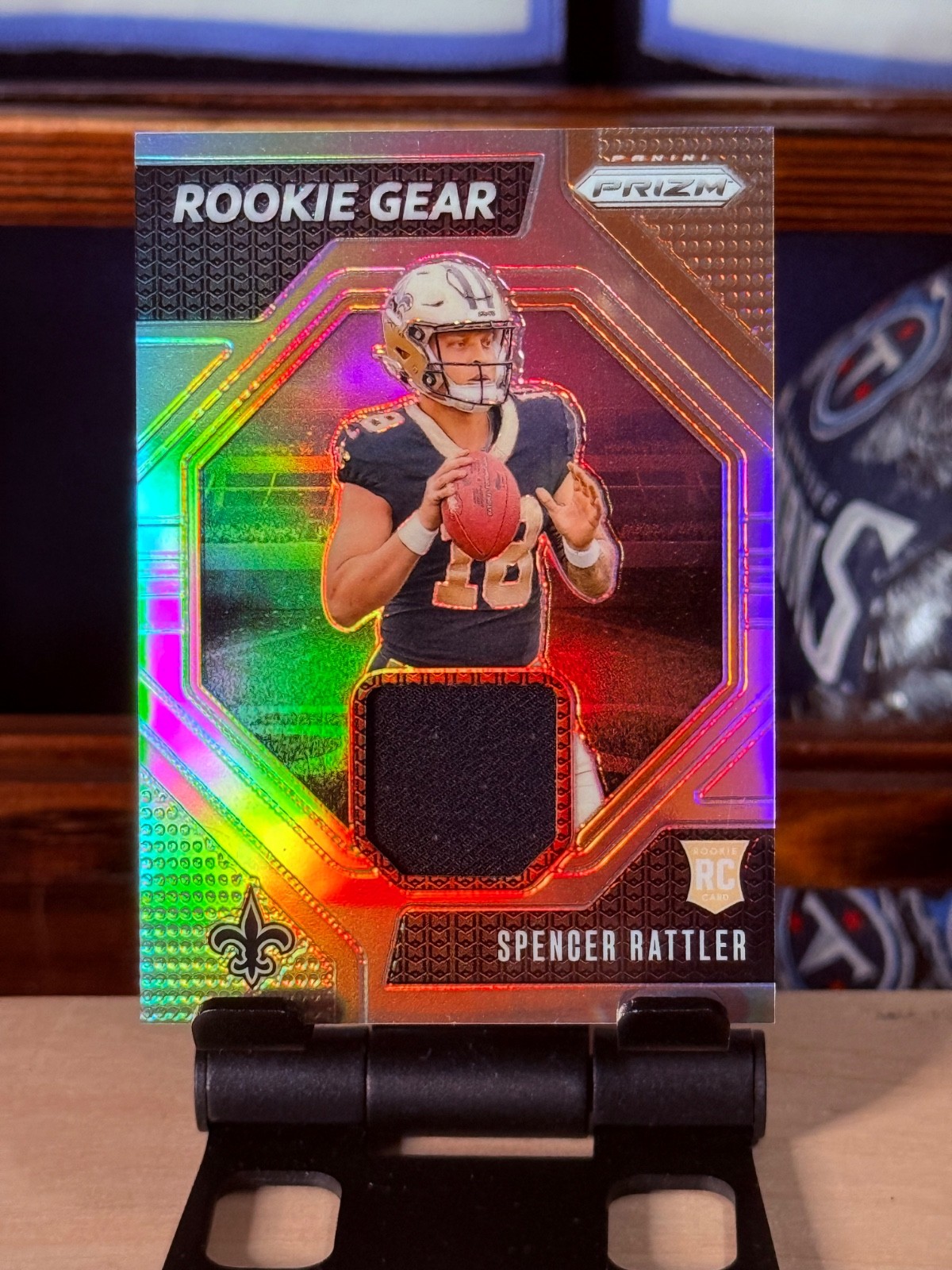2024 Panini Prizm - Rookie Gear Spencer Rattler #RG-SRR (MEM, RC)