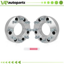2pcs 2 Wheel Adapters 6x5.5 To 8x6.5 For 8 Lug Rims On Chevy 6x5.5 Hubs 14x1.5