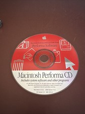 1996 Apple Mac Macintosh Performa 6360 and 6400 Series Software CD Version 7.5.3