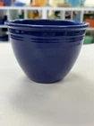 Vintage Fiesta Cobalt #1 Inside Rings Mixing Nesting Bowl 1938 - 1944 Beautiful!