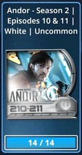 Andor Season 2 Episode 10/11 Uncommon White 14 Card Set Topps Star Wars Trader