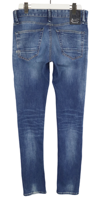 DENHAM Razor Slim Fit Jeans Men's W31 Faded Whiskers Button Fly